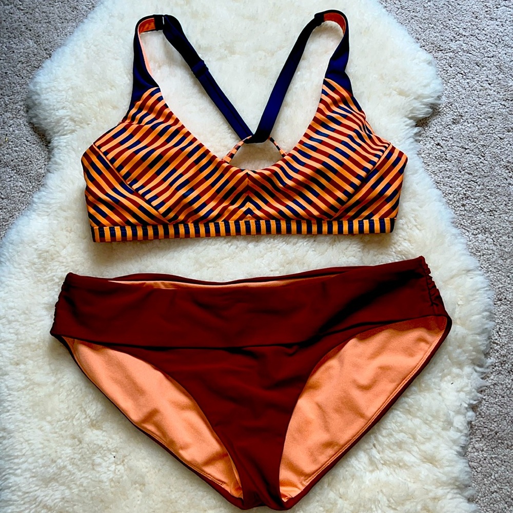 PRANA BIKINI Set - warm browns - Large